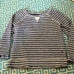 Striped navy and white sweater size Ds